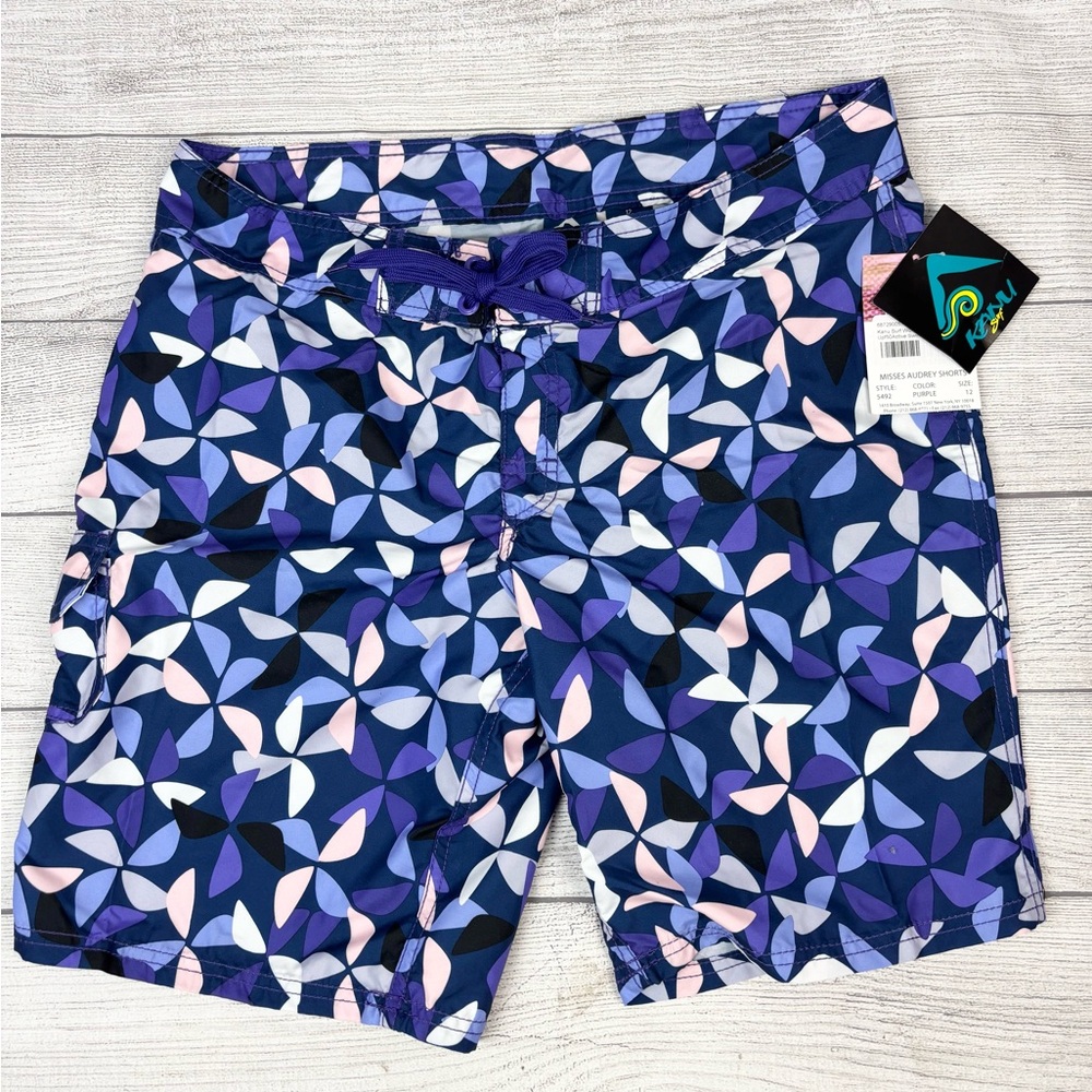 Kanu Surf Womens Marina UPF 50 Active Swim Board Short 12